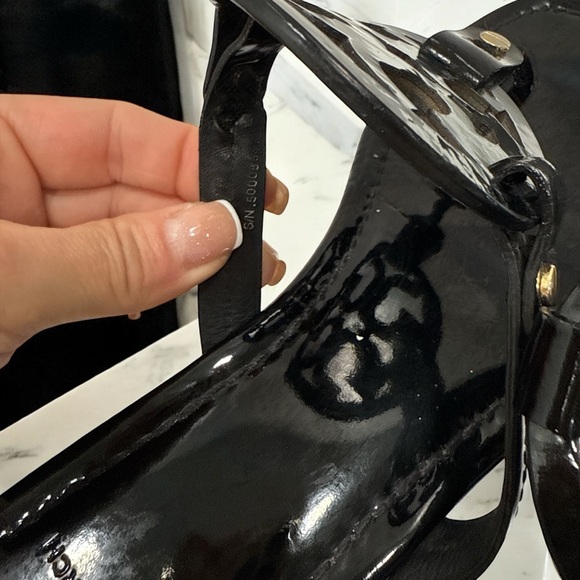 Tory Burch Black Sandals with Medallion Embellishment Miller Sandal (Women)
11 M - Picture 7 of 11